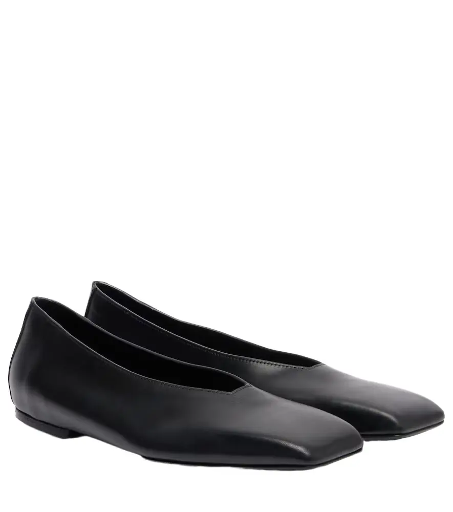 Rick Owens Leather ballet flats