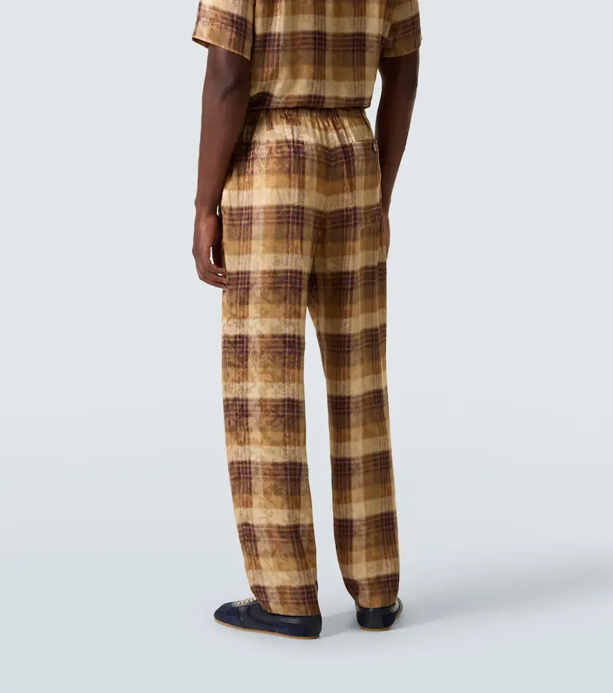 Dries Van Noten Checked jacquard straight pants | Thumbnail 4