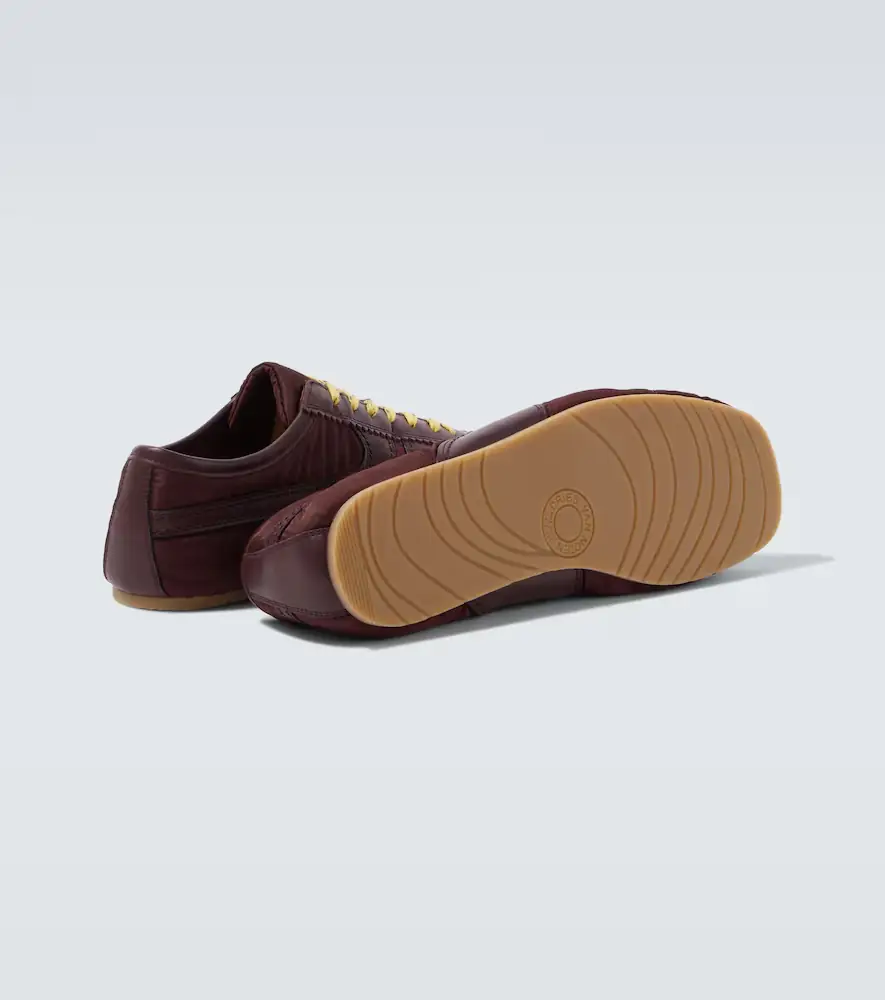 Dries Van Noten Leather-trimmed sneakers | Thumbnail 5 Dries Van Noten Leather-trimmed sneakers | Thumbnail 5