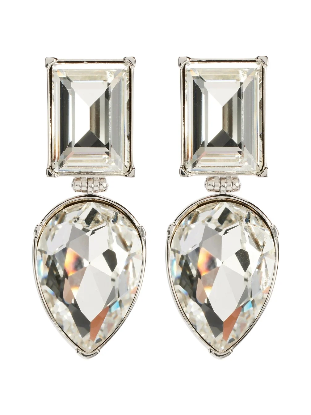 Cocktail crystal-embellished earrings Cocktail crystal-embellished earrings