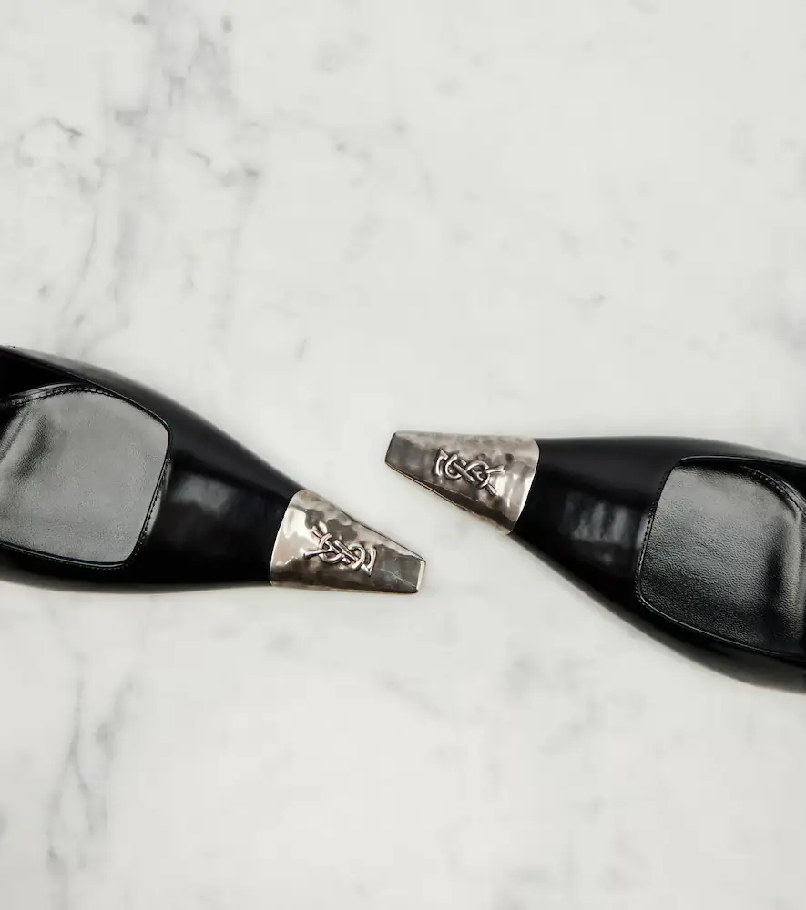 Saint Laurent Jeanne 75 leather slingback pumps | Thumbnail 4 Saint Laurent Jeanne 75 leather slingback pumps | Thumbnail 4
