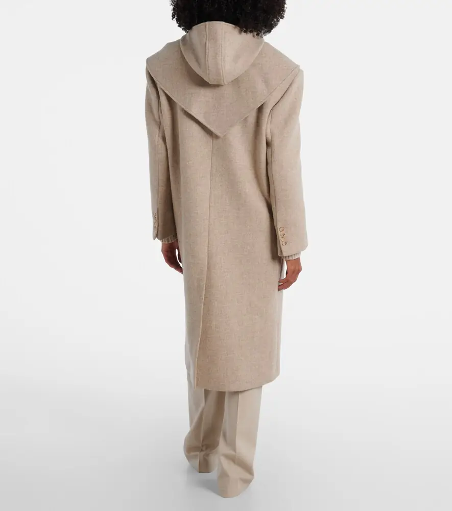 Magda Butrym Scarf-detail wool and silk coat | Thumbnail 4 Magda Butrym Scarf-detail wool and silk coat | Thumbnail 4