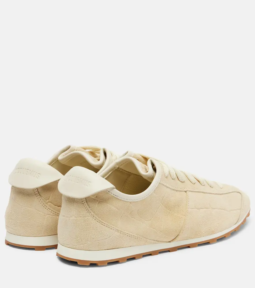 Jacquemus Tennis croc-effect suede sneakers | Thumbnail 2