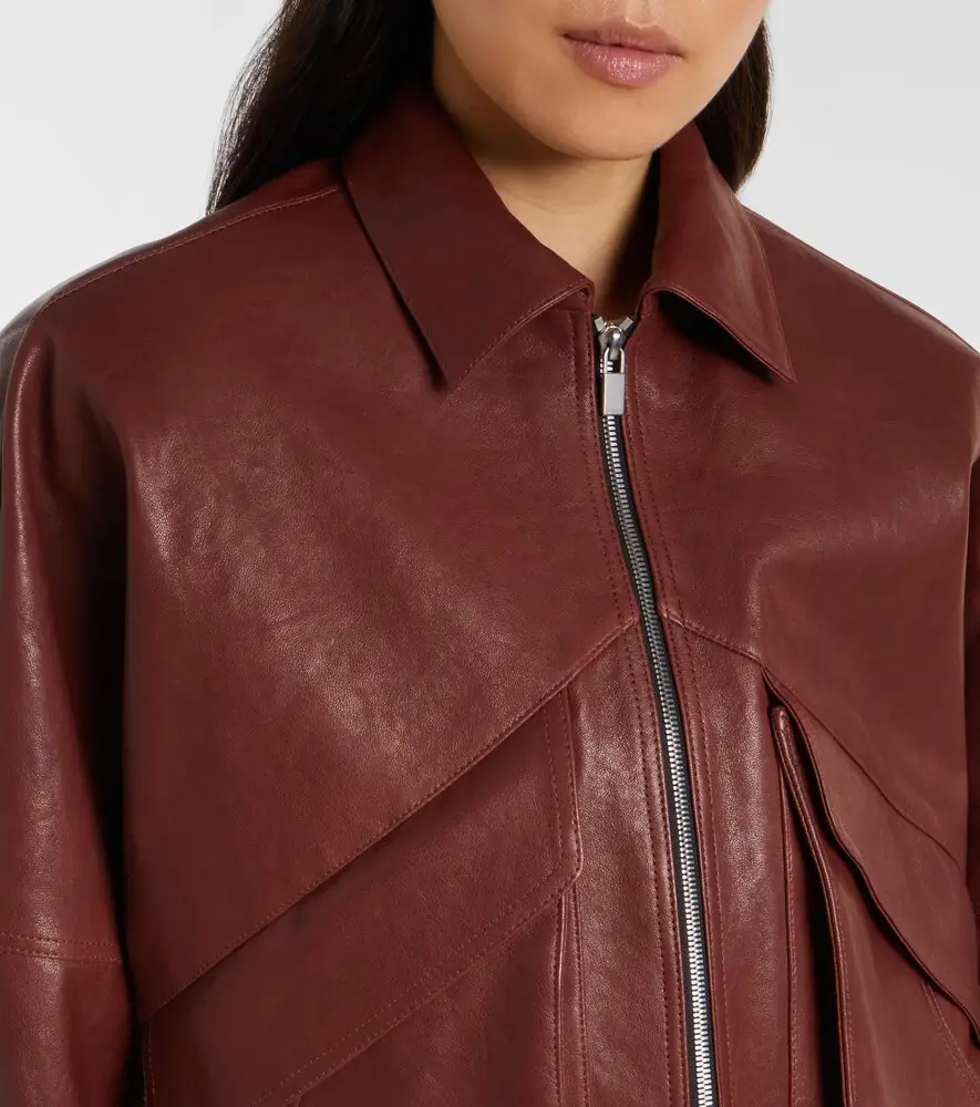 Magda Butrym Leather bomber jacket | Thumbnail 5