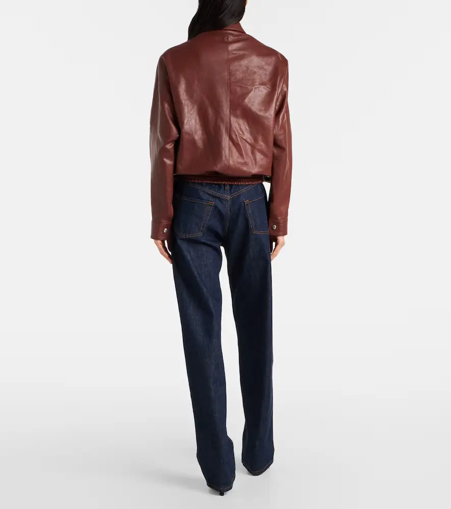 Magda Butrym Leather bomber jacket | Thumbnail 6