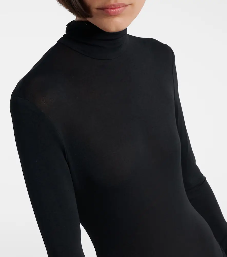 Magda Butrym Asymmetric pleated turtleneck maxi dress | Thumbnail 5 Magda Butrym Asymmetric pleated turtleneck maxi dress | Thumbnail 5