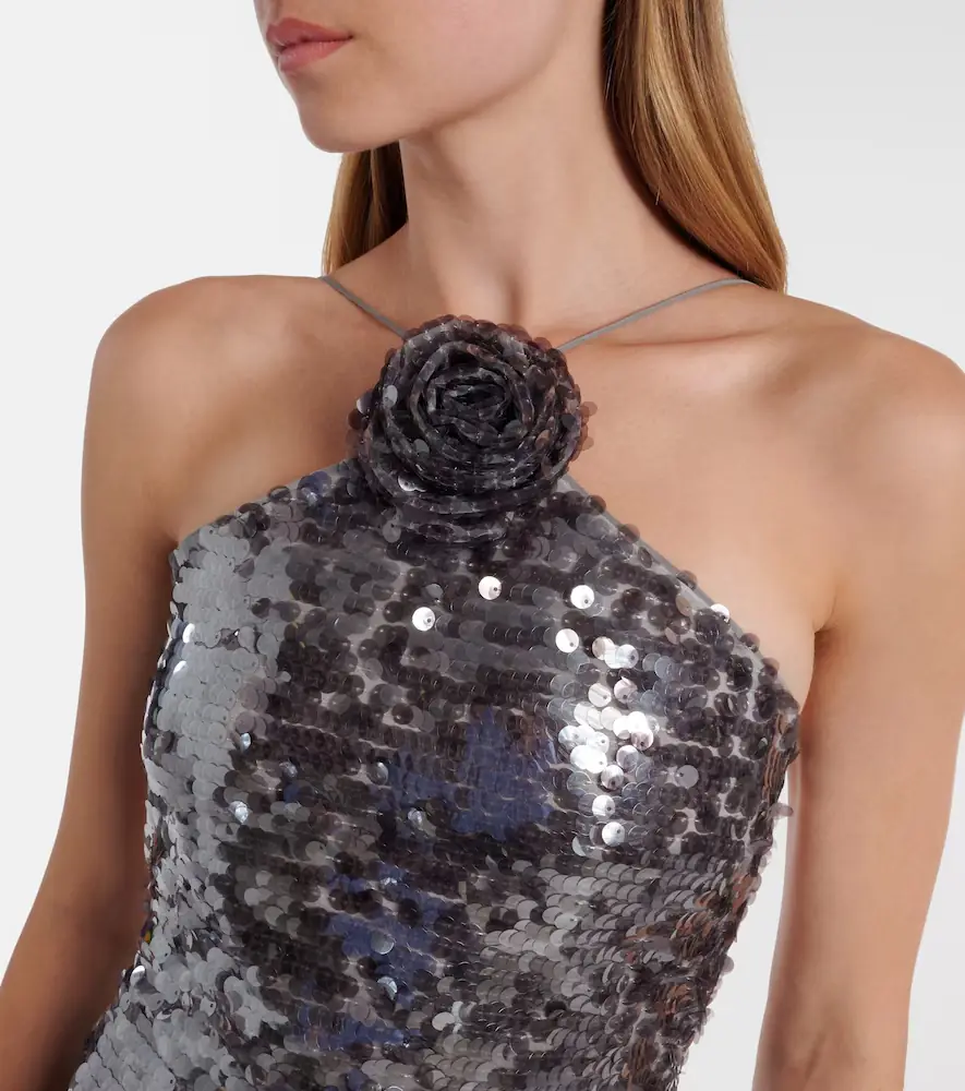 Magda Butrym Floral-appliqué sequined gown | Thumbnail 6 Magda Butrym Floral-appliqué sequined gown | Thumbnail 6