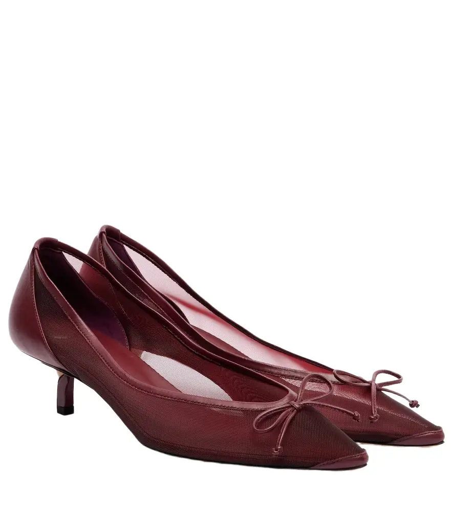 Jacquemus Tourni 45 mesh pumps