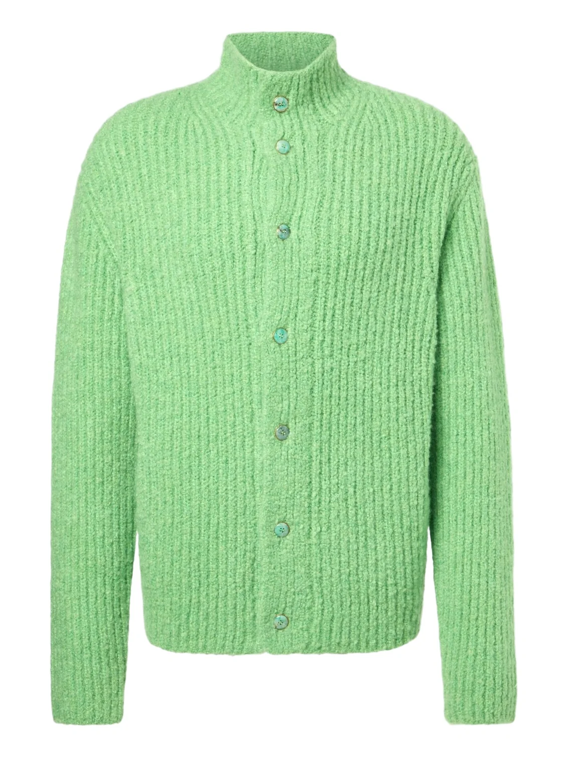 God’s True Cashmere Ribbed-knit cashmere bouclé cardigan