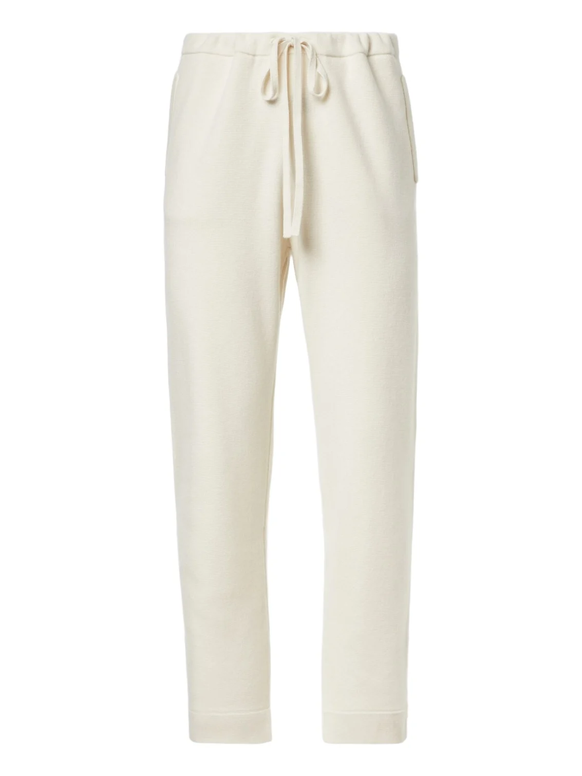 Cashmere straight pants with amethyst Cashmere straight pants with amethyst