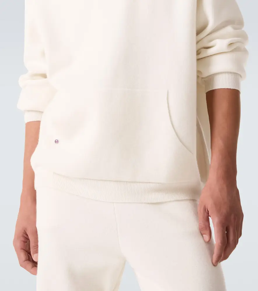 God’s True Cashmere Cashmere hoodie with amethyst | Thumbnail 3 God’s True Cashmere Cashmere hoodie with amethyst | Thumbnail 3