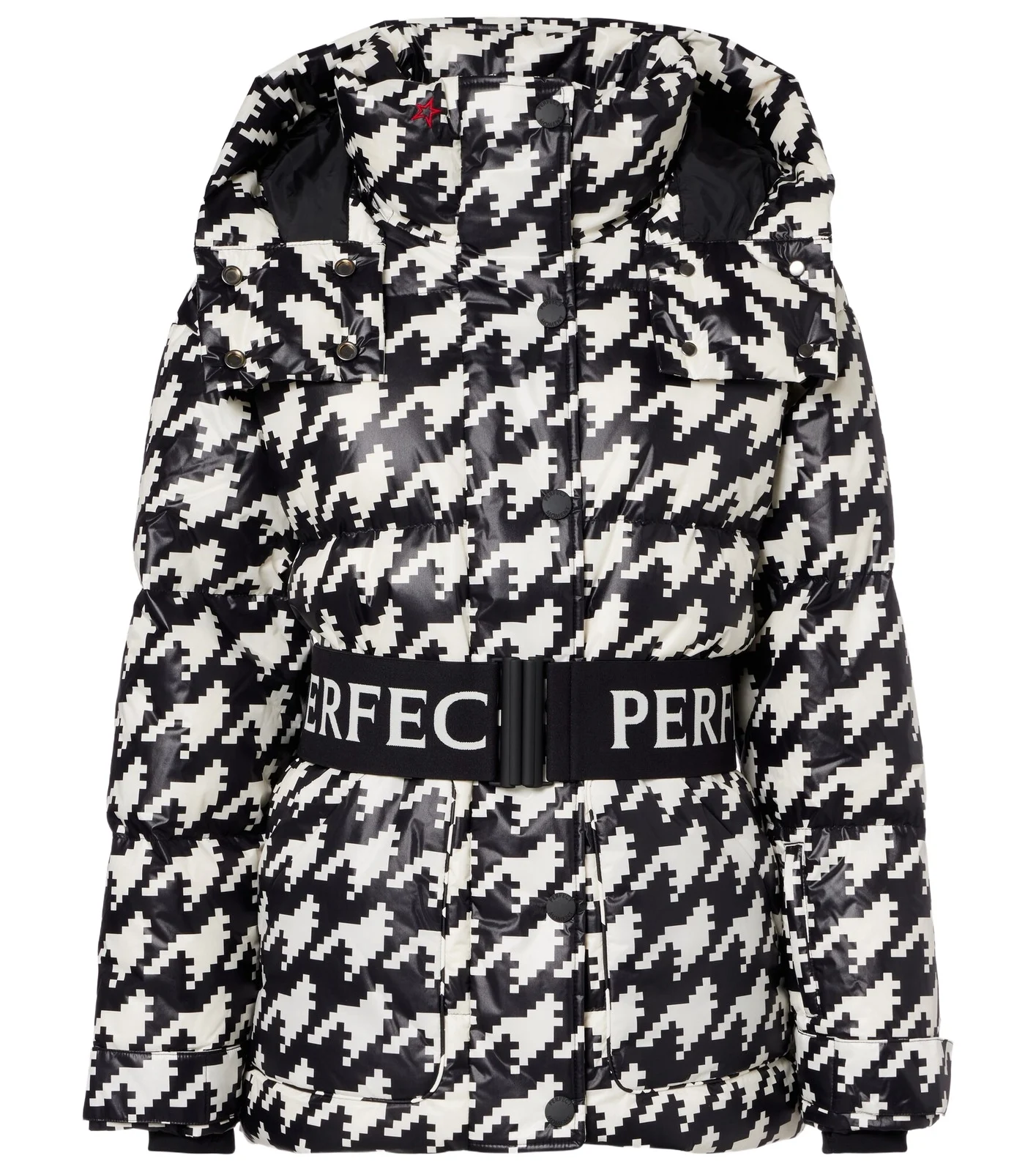 Perfect Moment Cortina houndstooth ski jacket