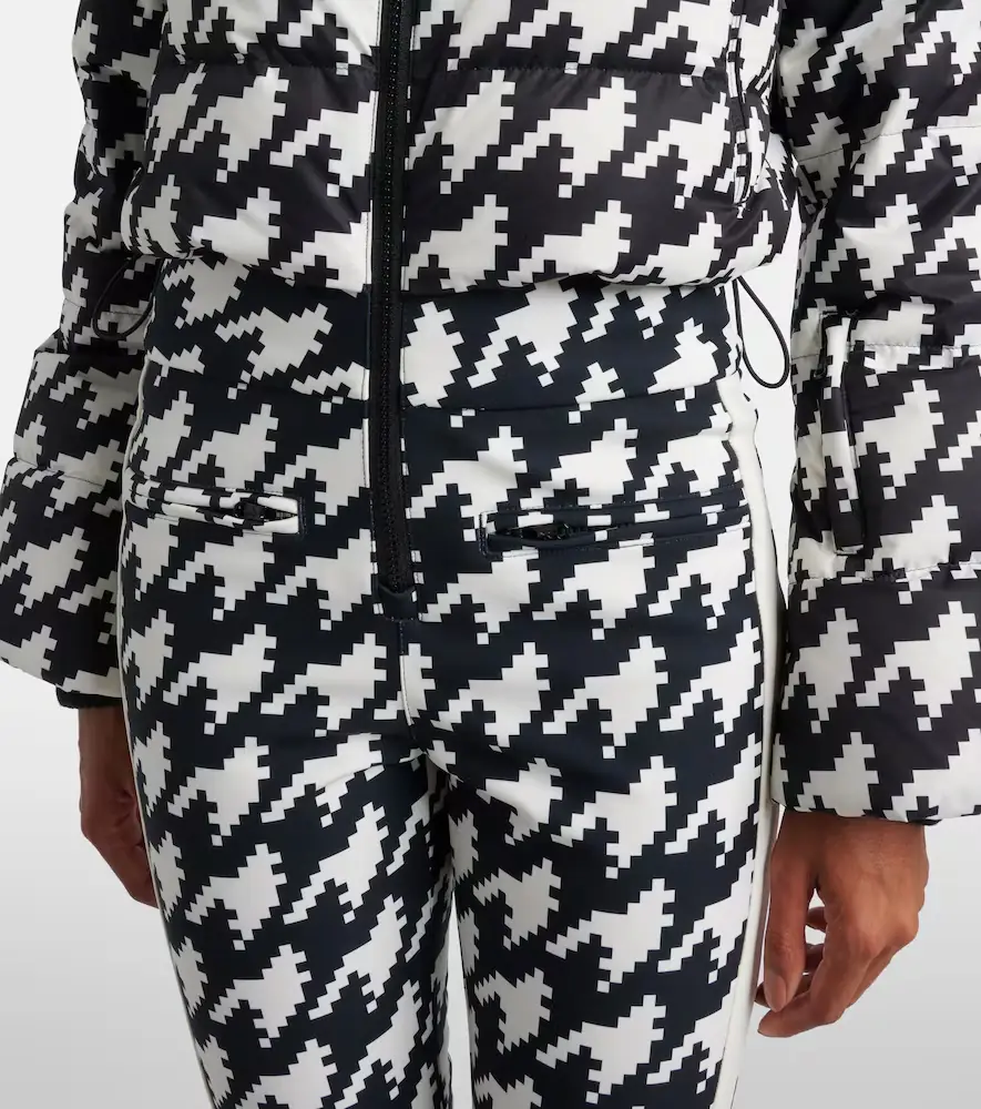 Perfect Moment Polar houndstooth ski suit | Thumbnail 2 Perfect Moment Polar houndstooth ski suit | Thumbnail 2
