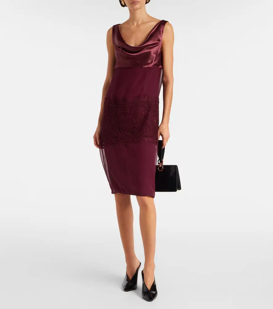 Ferragamo Strapless midi dress | Thumbnail 3