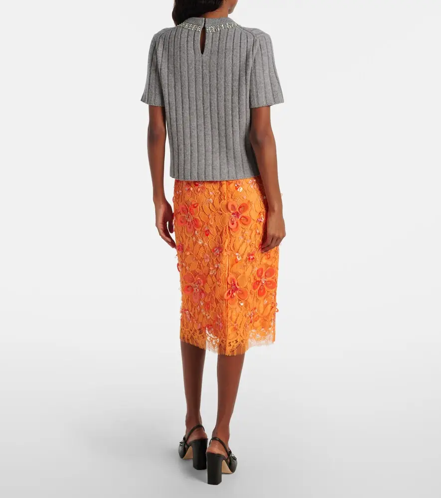 Gucci Embellished wool and cashmere sweater | Thumbnail 2 Gucci Embellished wool and cashmere sweater | Thumbnail 2
