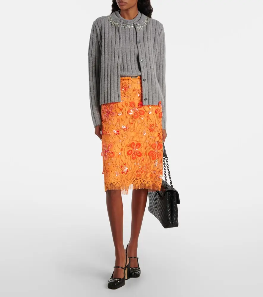 Gucci Embellished wool and cashmere sweater | Thumbnail 3 Gucci Embellished wool and cashmere sweater | Thumbnail 3