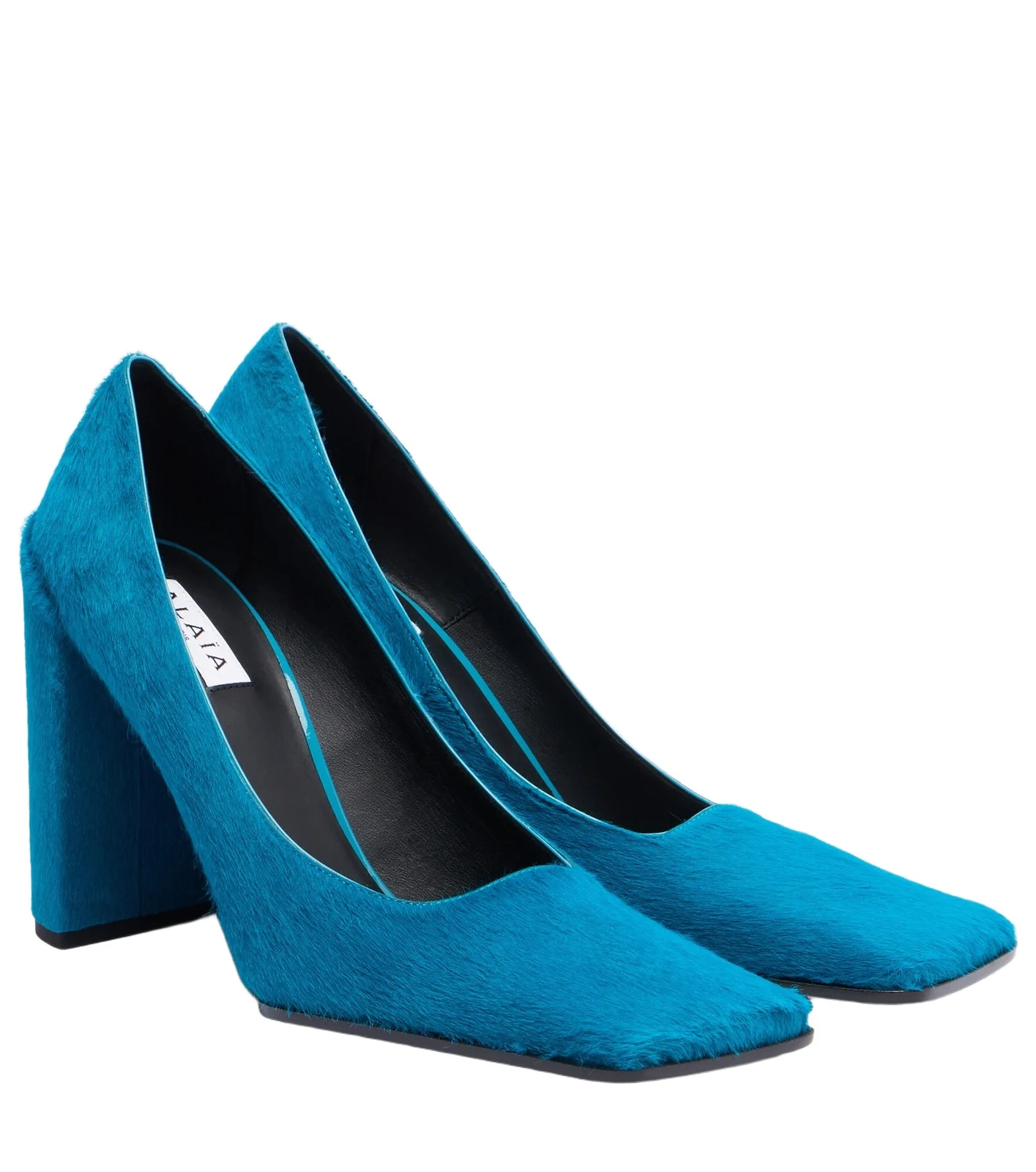 ALAÏA 90 calf hair pumps