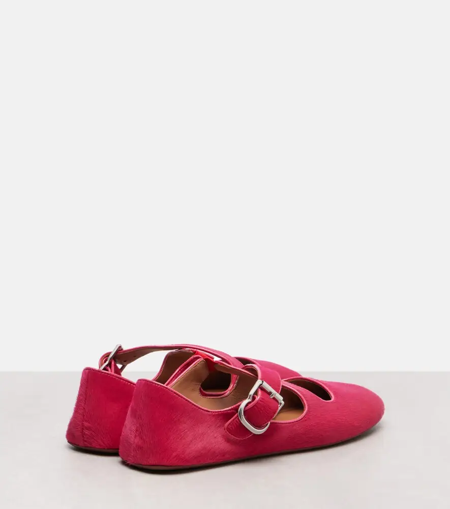 Alaïa Alaïa Calf hair ballet flats | Thumbnail 3 Alaïa Alaïa Calf hair ballet flats | Thumbnail 3