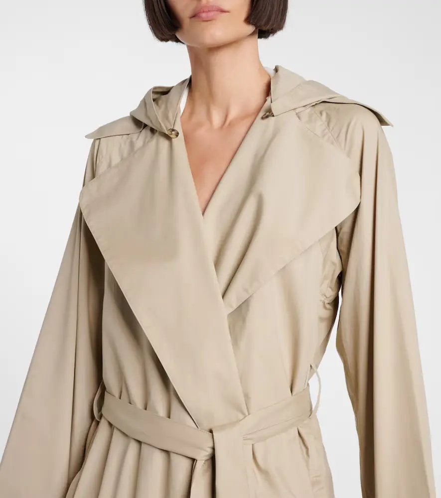 Aya Muse Cotton gabardine trench coat | Thumbnail 4