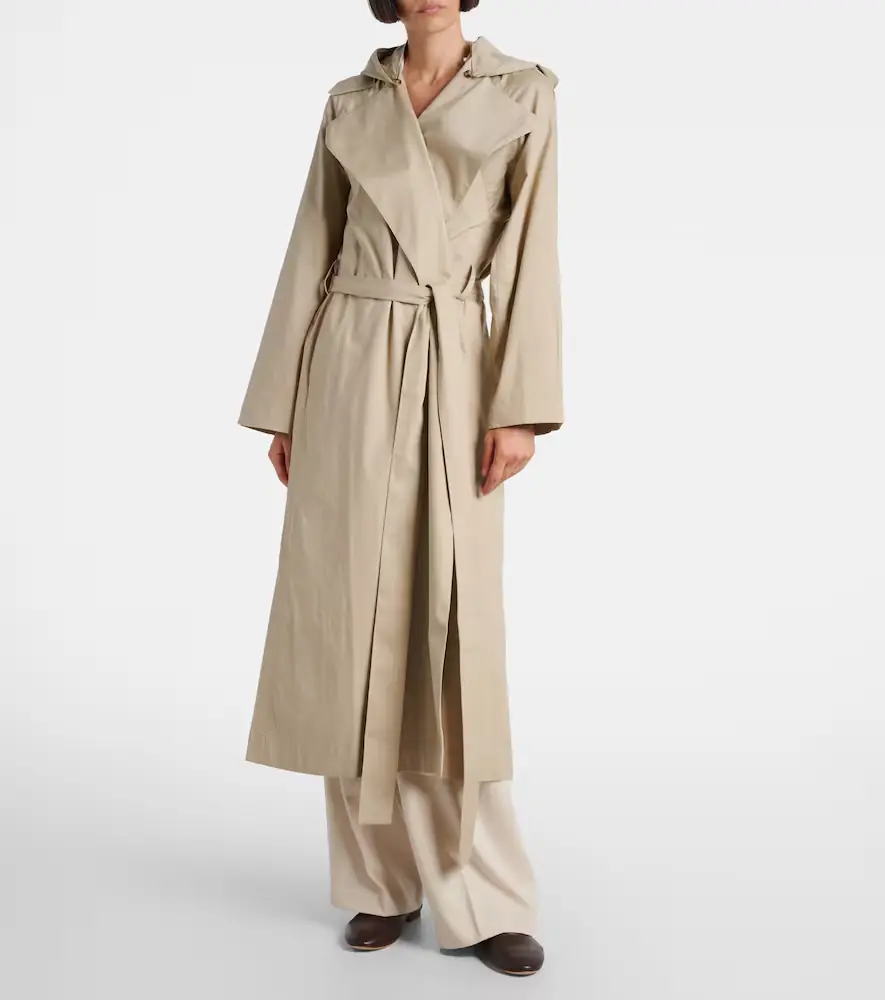 Aya Muse Cotton gabardine trench coat | Thumbnail 6