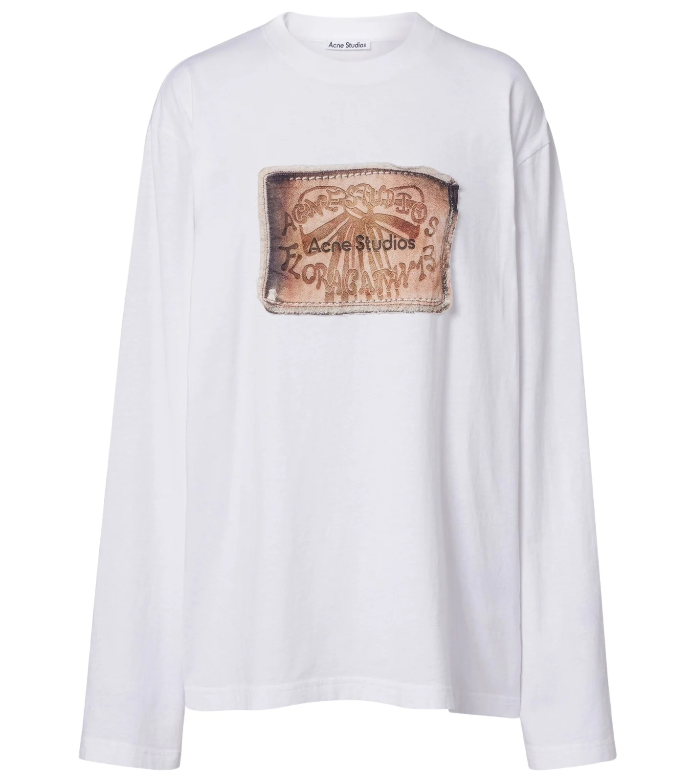 Printed cotton jersey top Printed cotton jersey top