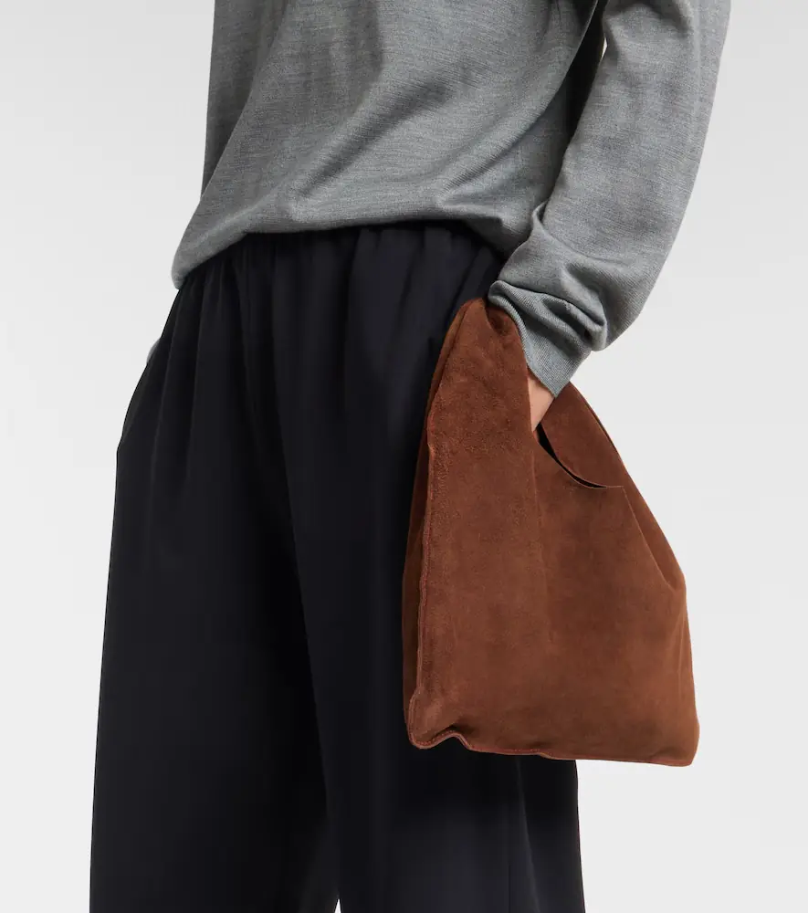 The Row Bindle Small suede tote bag | Thumbnail 7 The Row Bindle Small suede tote bag | Thumbnail 7