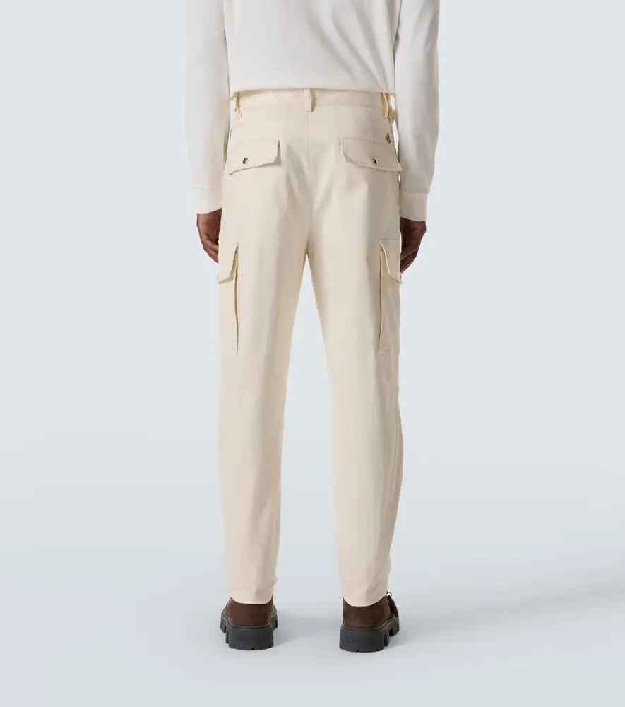 Moncler Cotton-blend gabardine cargo pants | Thumbnail 3 Moncler Cotton-blend gabardine cargo pants | Thumbnail 3