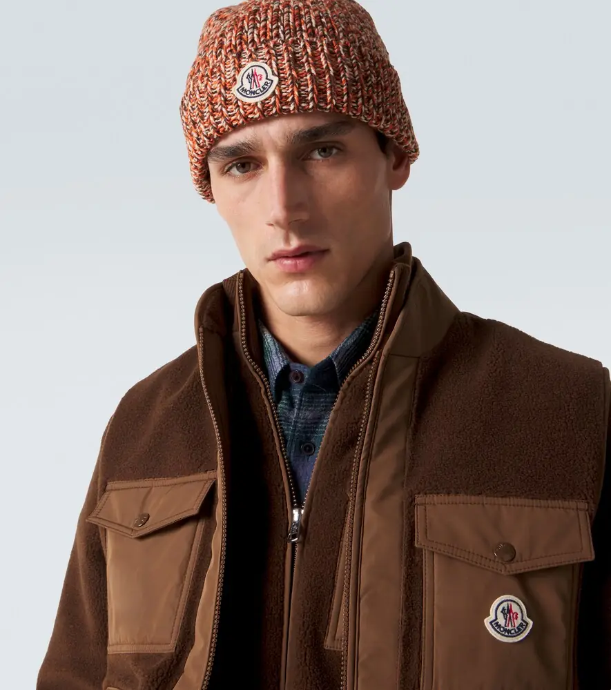 Moncler Logo virgin wool beanie | Thumbnail 3