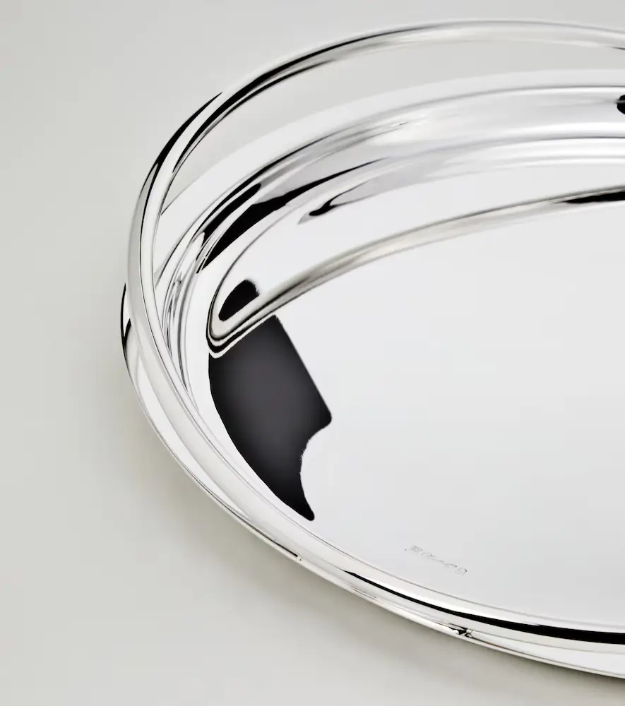 Christofle Vertigo silver-plated tray by Andrée Putman | Thumbnail 3