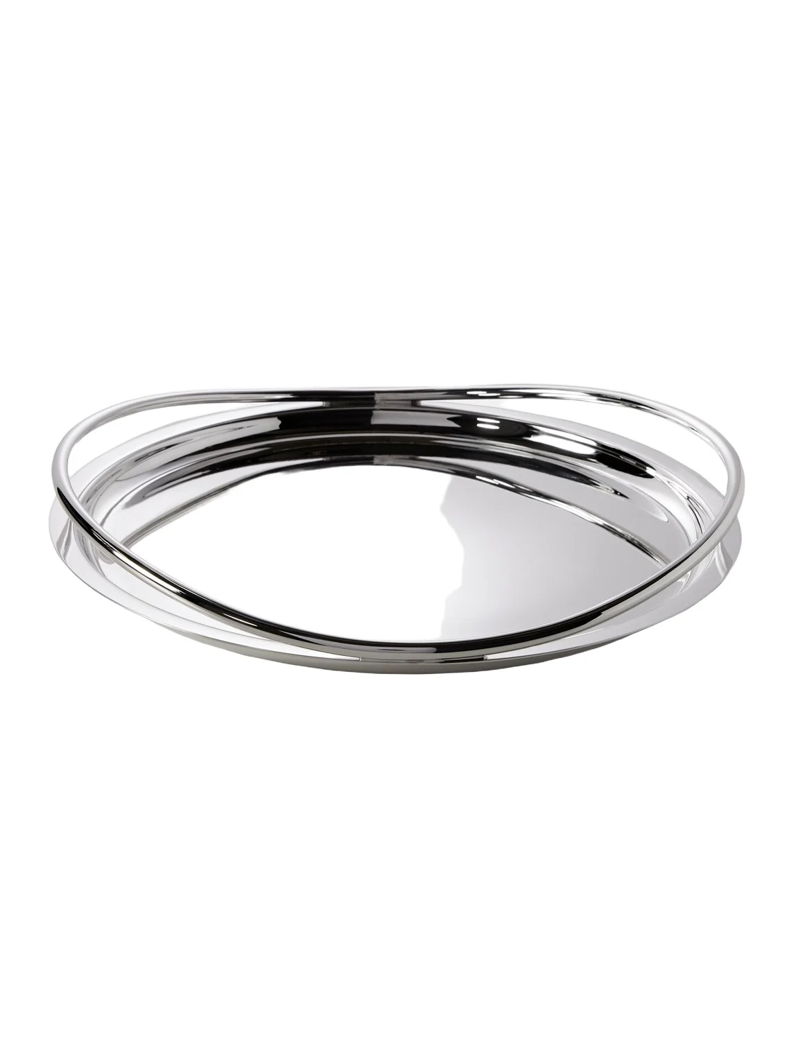 Christofle Vertigo silver-plated tray by Andrée Putman