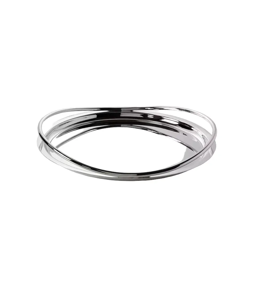 Christofle Vertigo silver-plated tray by Andrée Putman