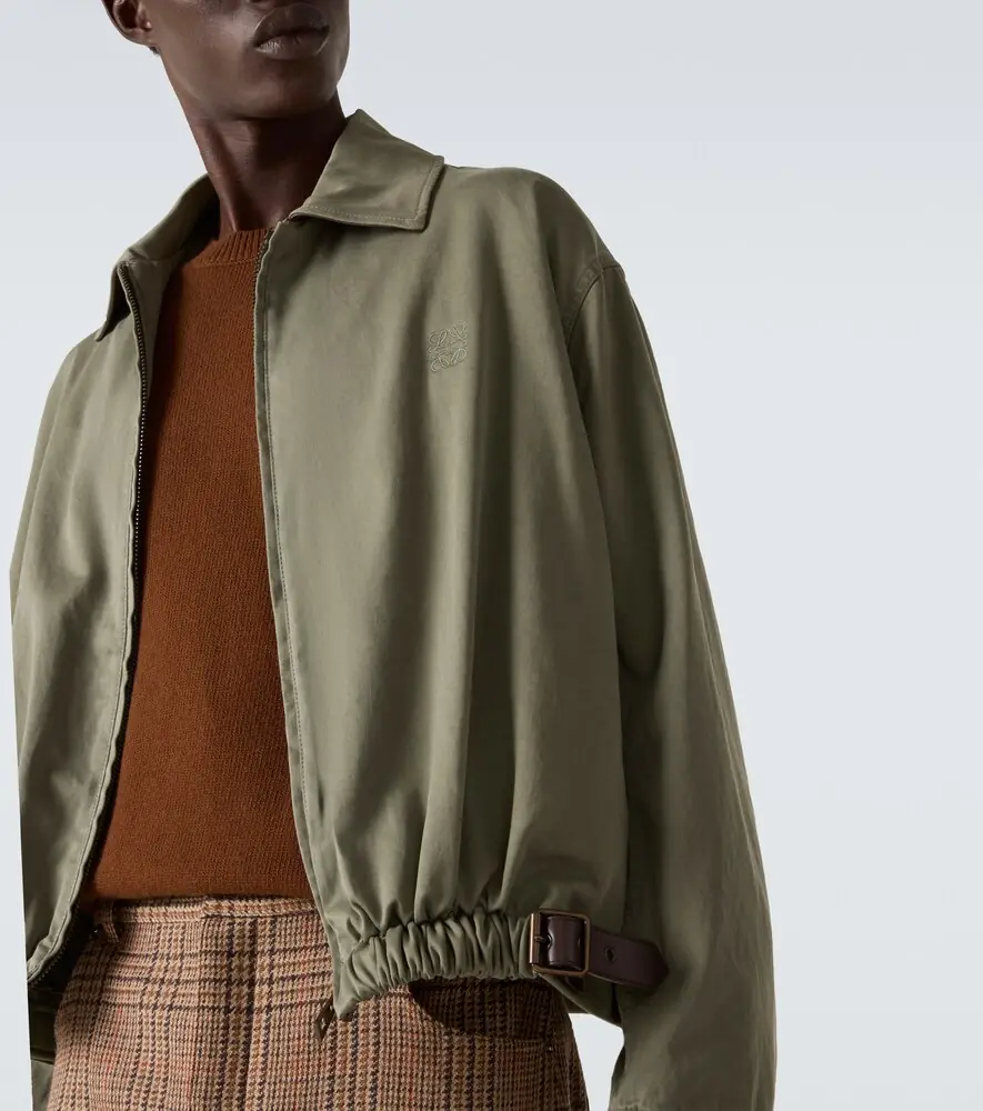 Loewe Cotton blouson jacket | Thumbnail 3 Loewe Cotton blouson jacket | Thumbnail 3