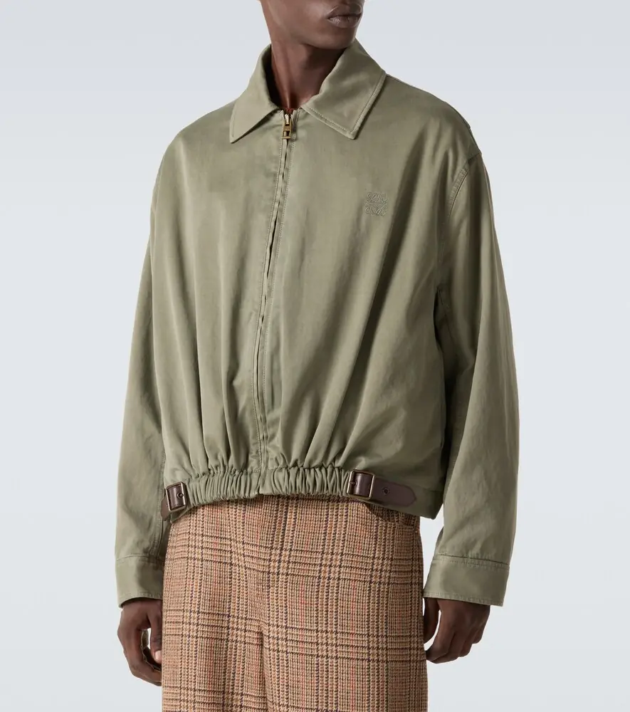 Loewe Cotton blouson jacket | Thumbnail 4 Loewe Cotton blouson jacket | Thumbnail 4