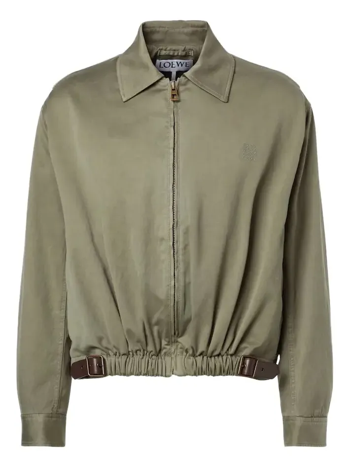 Cotton blouson jacket Cotton blouson jacket
