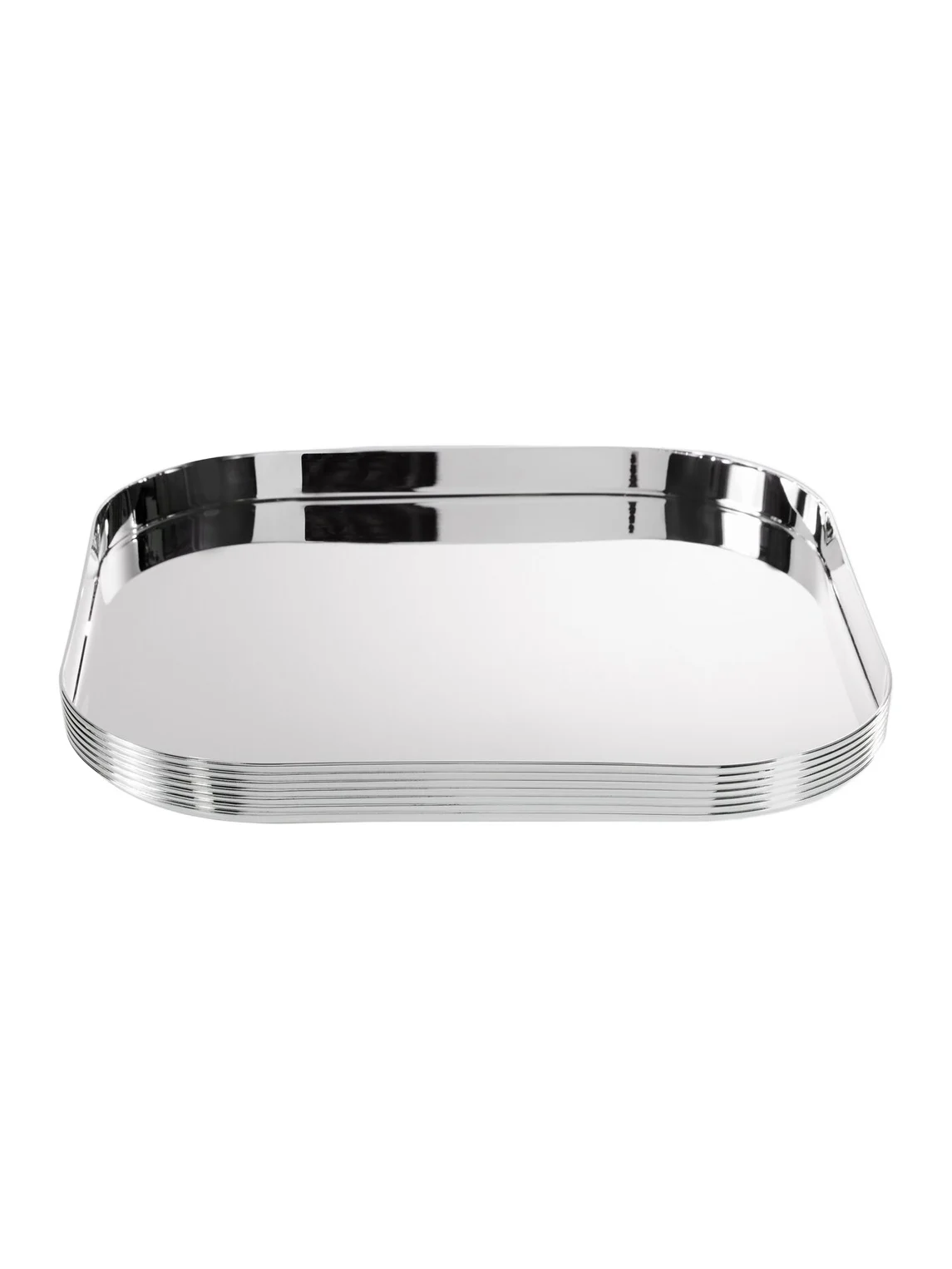 Christofle K + T silver-plated tray
