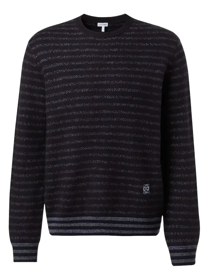Anagram striped wool sweater