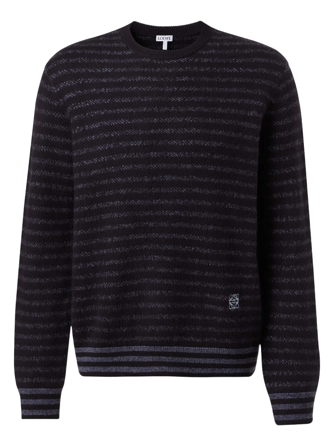 Loewe Anagram striped wool sweater