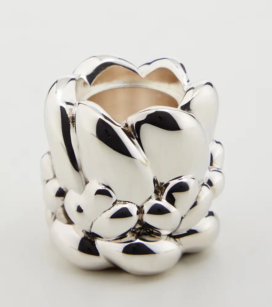 Christofle Babylone silver-plated candle holder | Thumbnail 2 Christofle Babylone silver-plated candle holder | Thumbnail 2