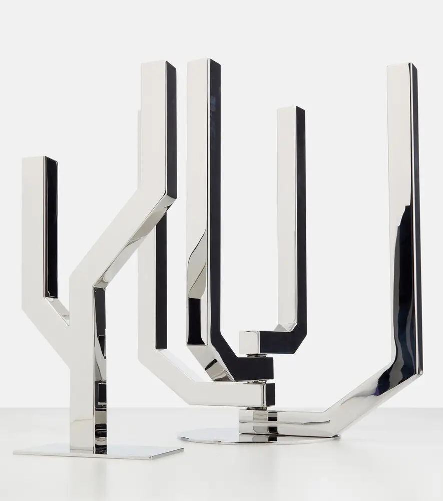 Christofle Arborescence stainless steel candle holder | Thumbnail 2