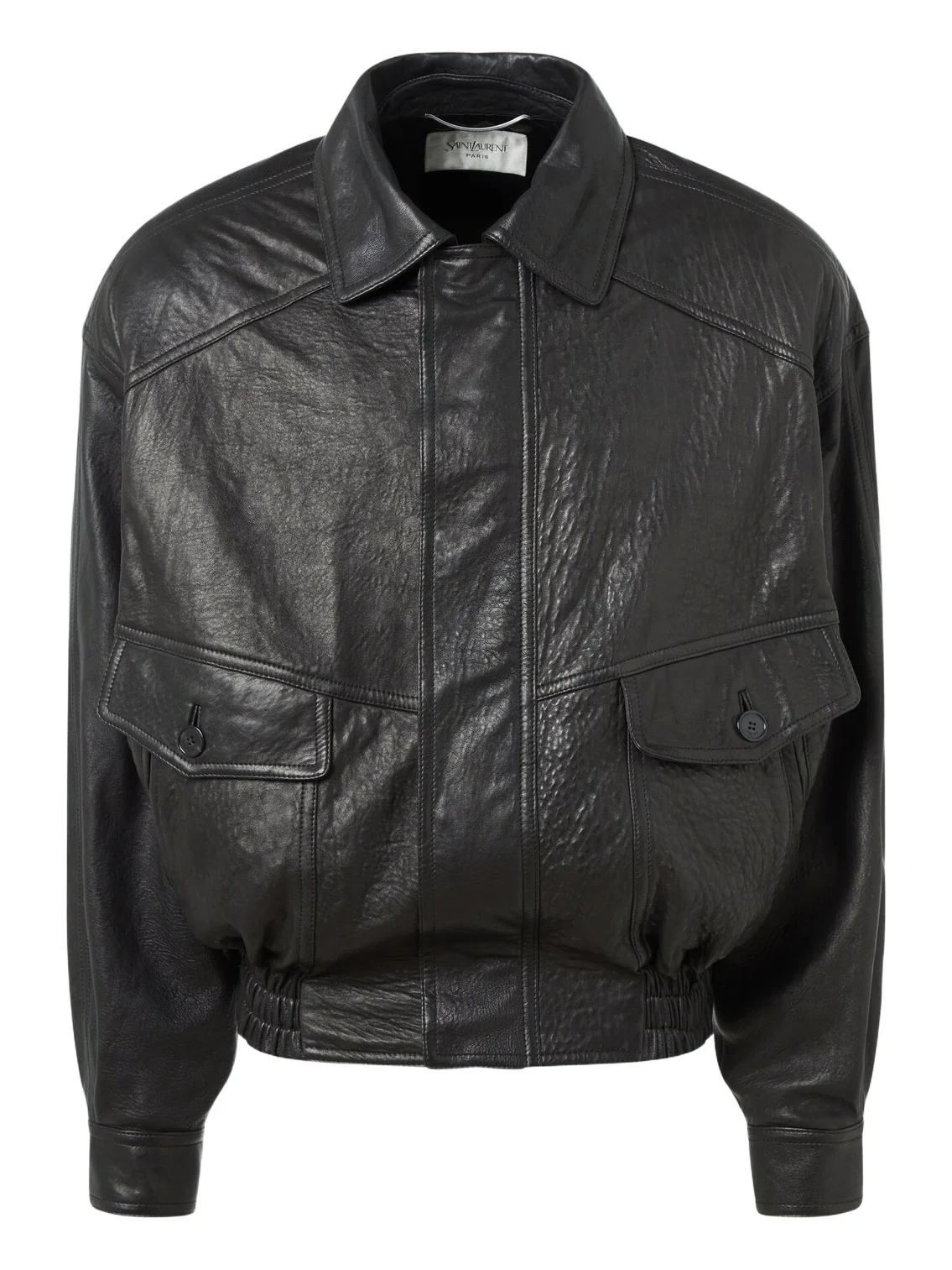 Saint Laurent Leather bomber jacket