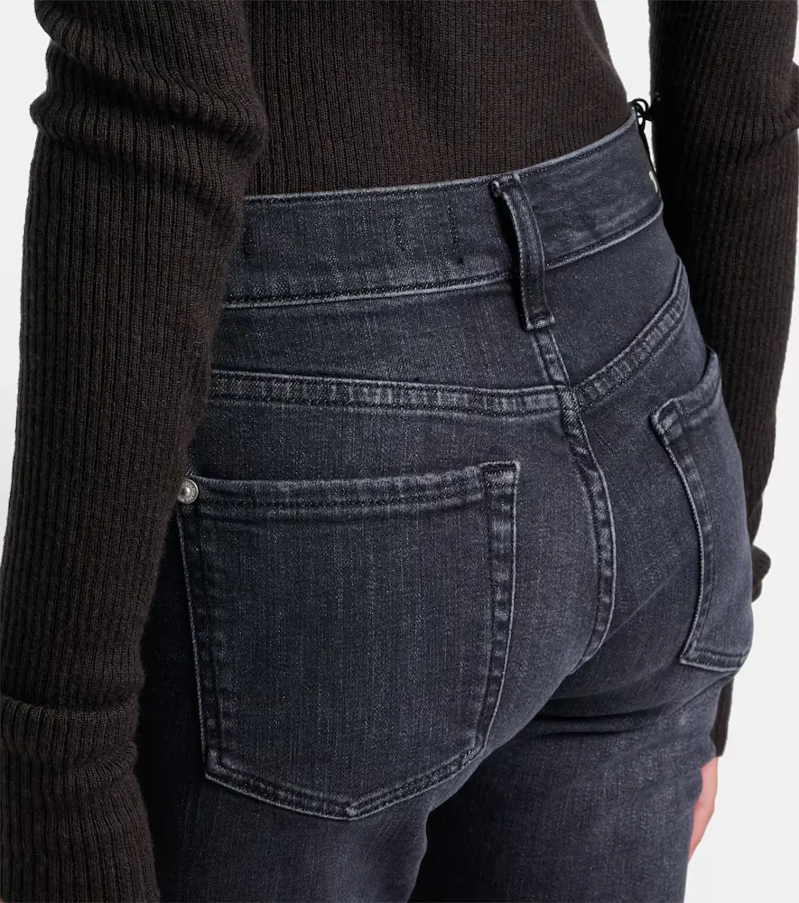 7 For All Mankind Mid-rise cropped skinny jeans | Thumbnail 6 7 For All Mankind Mid-rise cropped skinny jeans | Thumbnail 6