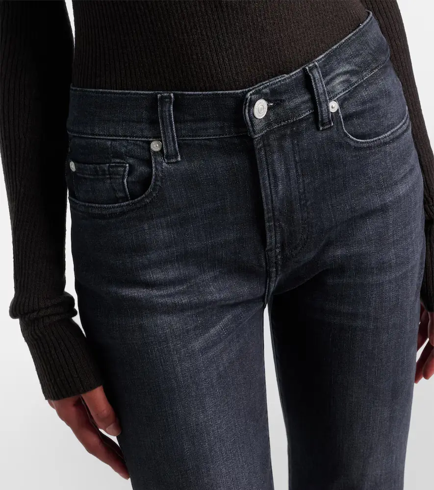 7 For All Mankind Mid-rise cropped skinny jeans | Thumbnail 7 7 For All Mankind Mid-rise cropped skinny jeans | Thumbnail 7