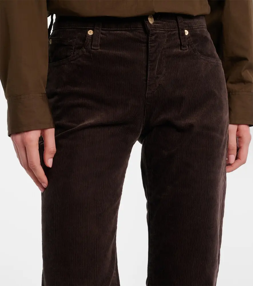 7 For All Mankind Calie Straight cotton-blend cordury flared pants | Thumbnail 2 7 For All Mankind Calie Straight cotton-blend cordury flared pants | Thumbnail 2