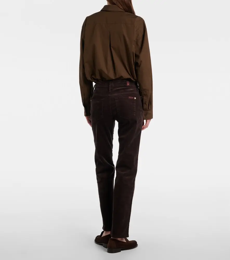 7 For All Mankind Calie Straight cotton-blend cordury flared pants | Thumbnail 6 7 For All Mankind Calie Straight cotton-blend cordury flared pants | Thumbnail 6