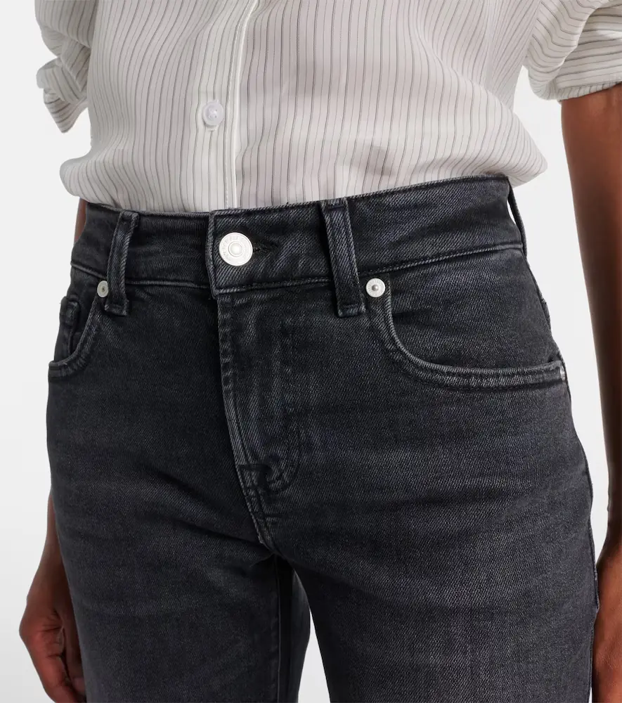 7 For All Mankind Calie Straight cropped mid-rise straight jeans | Thumbnail 2 7 For All Mankind Calie Straight cropped mid-rise straight jeans | Thumbnail 2