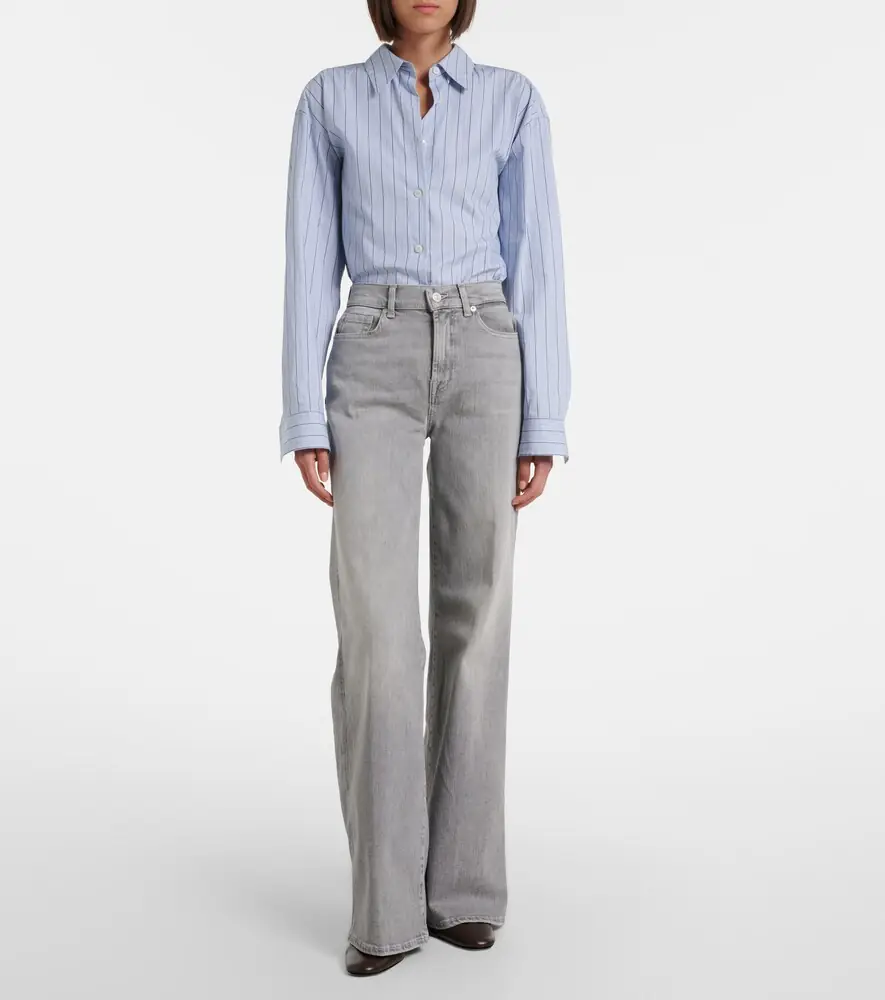 7 For All Mankind Lotta high-rise wide-leg jeans | Thumbnail 7 7 For All Mankind Lotta high-rise wide-leg jeans | Thumbnail 7