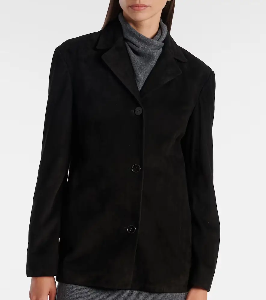 Nour Hammour Opus suede blazer | Thumbnail 2