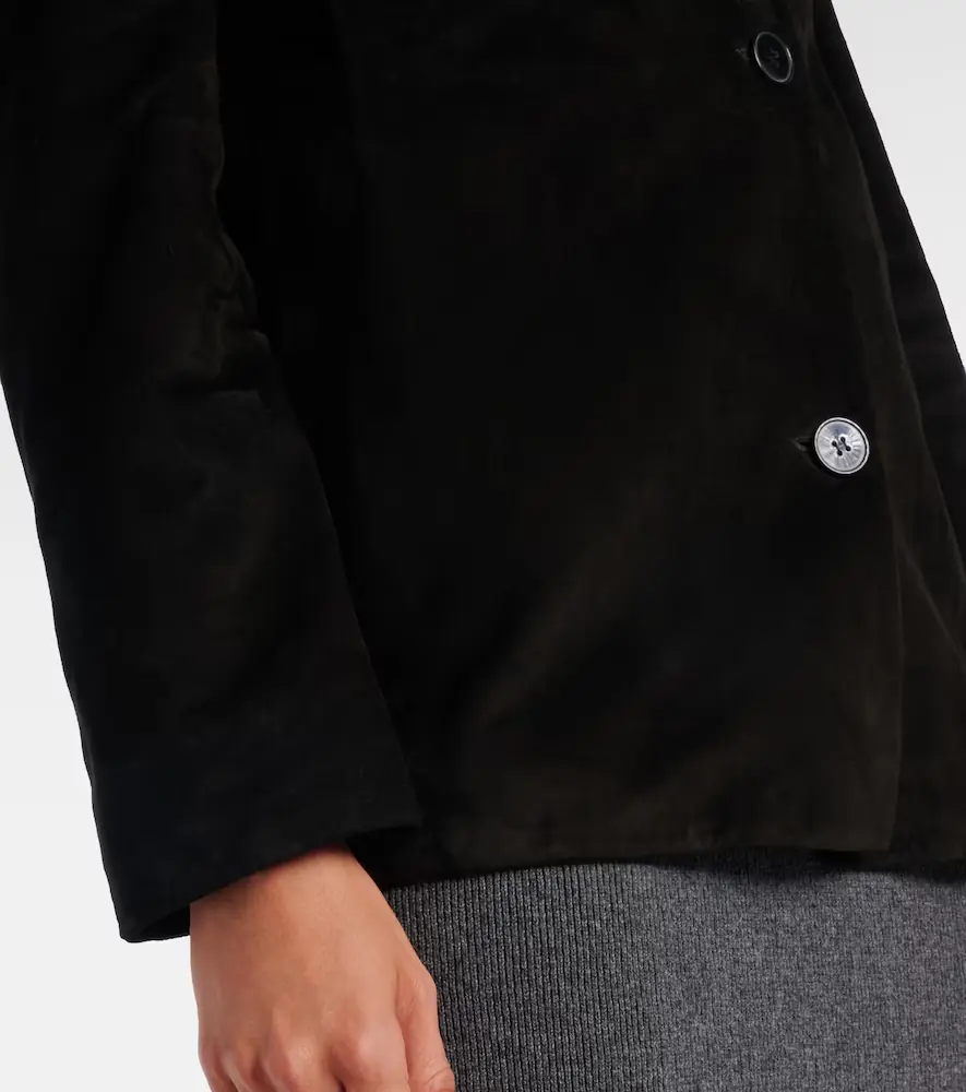 Nour Hammour Opus suede blazer | Thumbnail 3