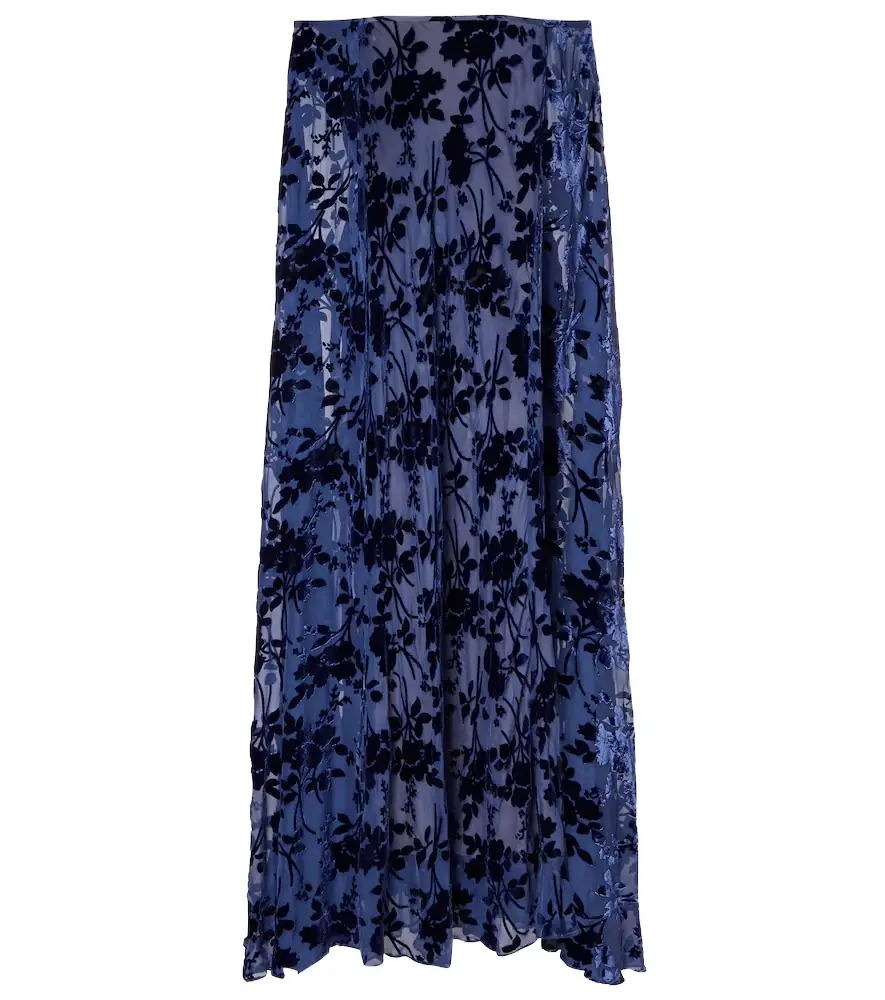 Rodarte Caped off-shoulder jacquard maxi dress | Image 1 Rodarte Caped off-shoulder jacquard maxi dress | Image 1