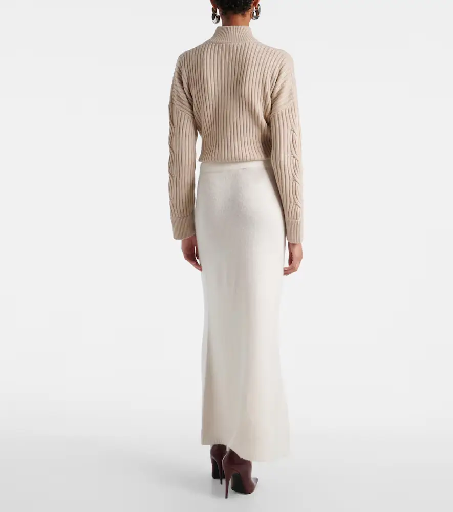 Max Mara Dorina cashmere-blend maxi skirt | Thumbnail 3